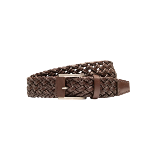 Men's Braided Leather Belt - Image 2