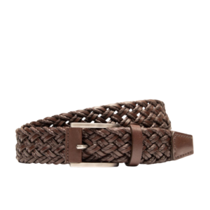 Men's Braided Leather Belt